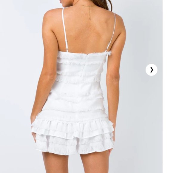 Princess Polly Molina Mini Dress White - Picture 3 of 7